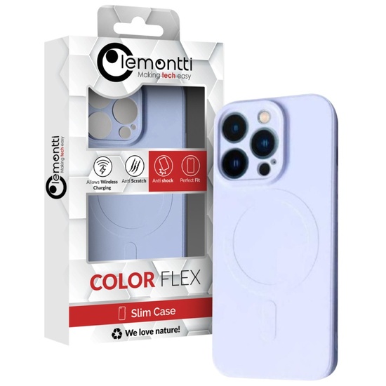 Lemontti Husa Silicon iPhone 15 Pro Max MagSafe Lila