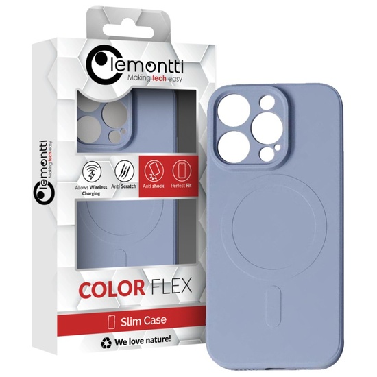 Lemontti Husa Silicon iPhone 15 Pro Max MagSafe Gri