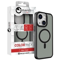 Lemontti Husa Color Matte MagSafe iPhone 15 Plus Negru