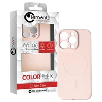 Lemontti Husa Silicon MagSafe iPhone 15 Pro Roz