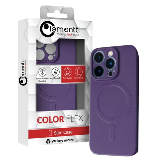 Lemontti Husa Silicon MagSafe  iPhone 15 Pro Mov