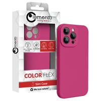 Lemontti Husa Liquid Silicon MagCharge iPhone 15 Pro Max Roze (protectie 360°, material fin, captusit cu microfibra)