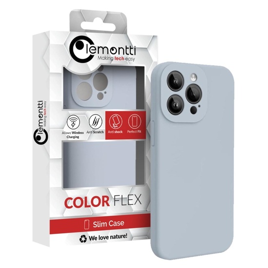 Lemontti Husa Liquid Silicon MagCharge iPhone 15 Pro Albastru (protectie 360°, material fin, captusit cu microfibra)