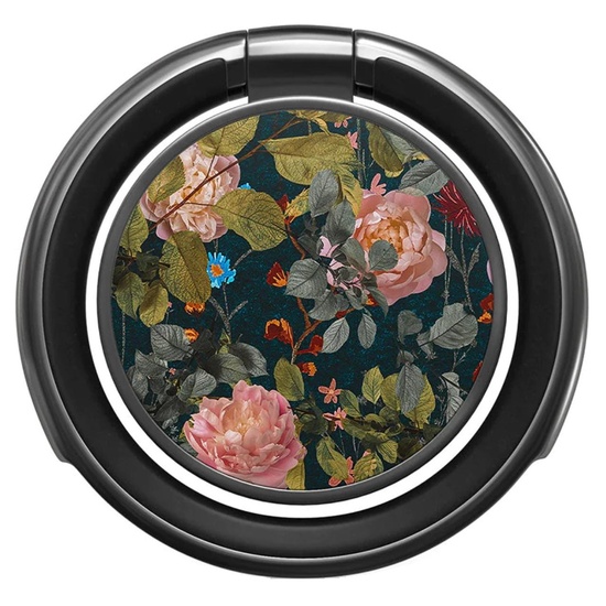 Burga Inel pentru telefon Gunmetal Bloomy Garden