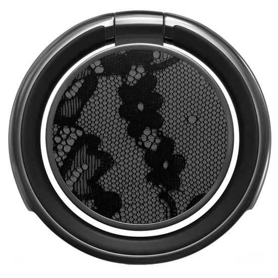 Burga Inel pentru telefon Gunmetal Magnetic