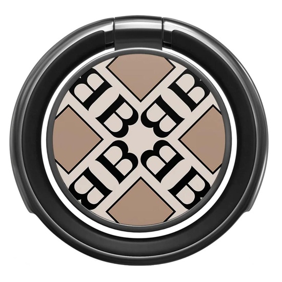 Burga Inel pentru telefon Gunmetal Monogram