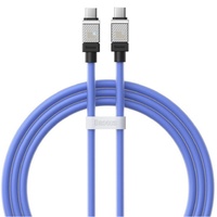 Baseus Cablu Type-C la Type-C CoolPlay Series Fast Charging, 100W, 1m, Albastru