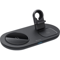 Mcdodo Incarcator Trio Wireless Charging Pad pentru telefon / TWS / Apple Watch, 15W, Negru