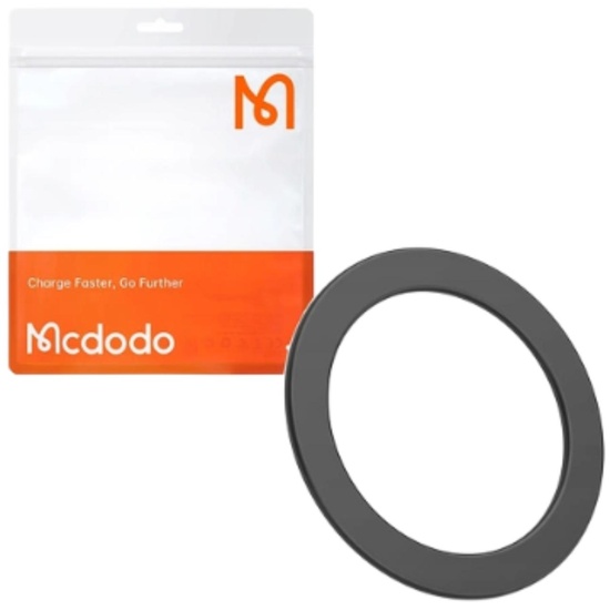 Mcdodo Inel magnetic pentru telefon, MagSafe Negru