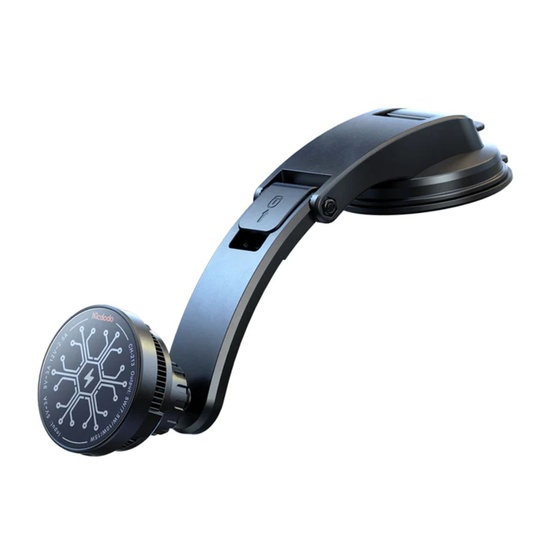 Mcdodo Suport Auto Magnetic cu încarcare wireless, 15W, pentru sistemul de ventilatie si bord, rotire 360 de grade, Negru