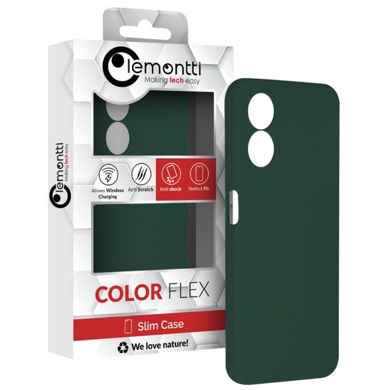 Lemontti Husa Silicon Soft Edge Oppo A17 Verde