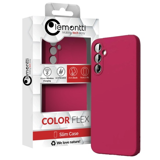 Lemontti Husa Silicone Lite Samsung Galaxy A55 Visiniu