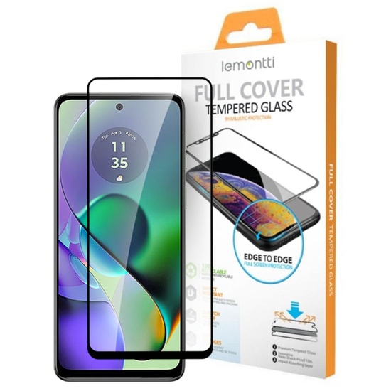 Lemontti Folie Sticla Full Fit Motorola Moto G54 Negru