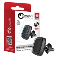 Lemontti Suport Auto Magnetic 360 Flex, prindere la sistemul de ventilatie, Negru