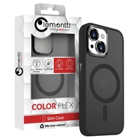 Lemontti Husa Guardian Magsafe iPhone 15 Transparent / Negru