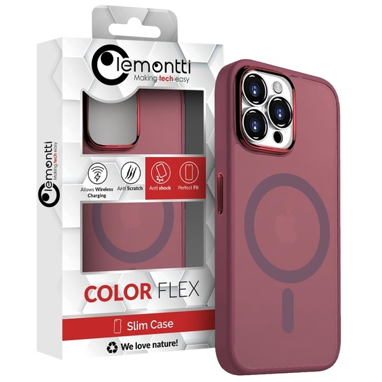 Lemontti Husa Guardian Magsafe iPhone 15 Pro Transparent / Violet