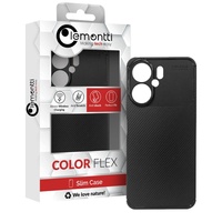 Lemontti Husa Carbon Case Flexible Xiaomi Redmi 13C 4G / 13C 5G / Poco M6 / C65 Negru