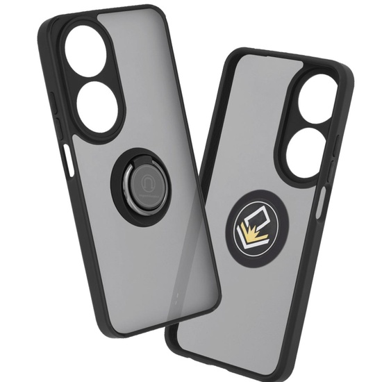 Lemontti Husa Glinth Honor X7b / X7b 5G / 90 Smart Negru