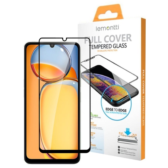 Lemontti Folie Sticla Full Fit Xiaomi Redmi 13C Negru