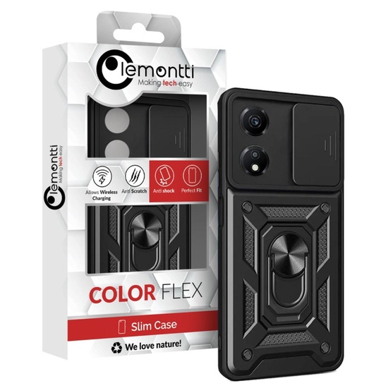 Lemontti Husa CamShield Honor X7b / X7b 5G / 90 Smart Negru