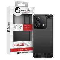 Lemontti Husa Carbon Case Flexible Xiaomi Redmi Note 13 5G Negru