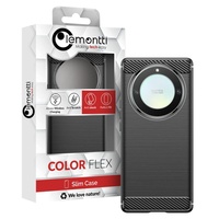 Lemontti Husa Carbon Case Flexible Honor Magic6 Lite Negru