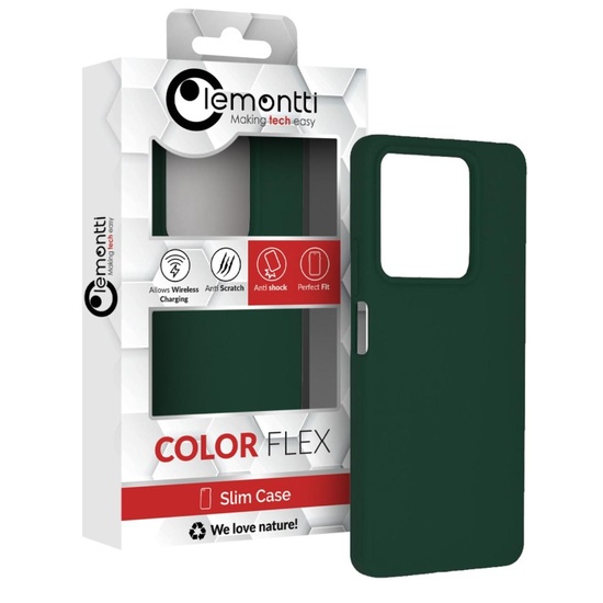 Lemontti Husa Silicon Soft Edge Xiaomi Redmi Note 13 5G Verde