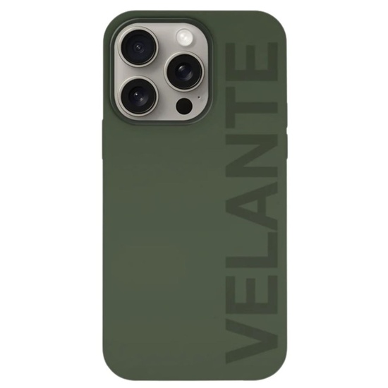 Velante Husa MagSafe Colourful iPhone 15 Pro Army Green