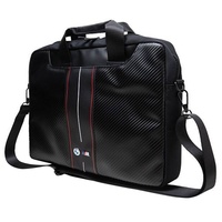BMW Geanta Laptop 16 inch Carbon Red Stripes Negru