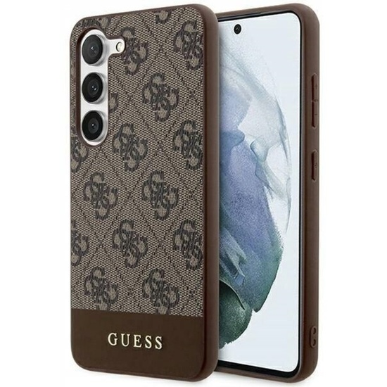 Guess Husa 4G Metal Logo Samsung Galaxy S24 Maro