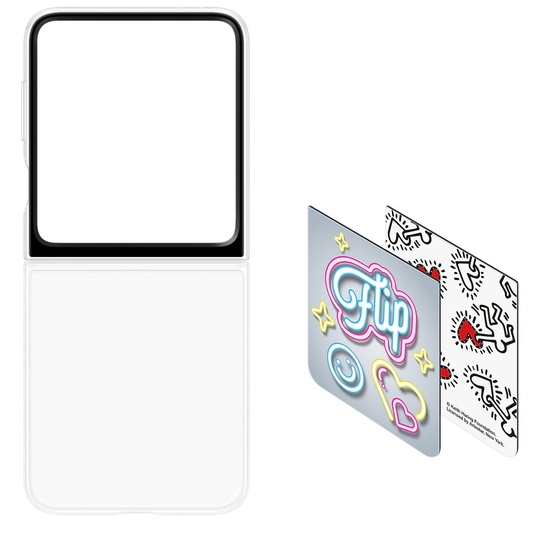 Samsung Husa Originala FlipSuit Samsung Galaxy Z Flip6 Alb