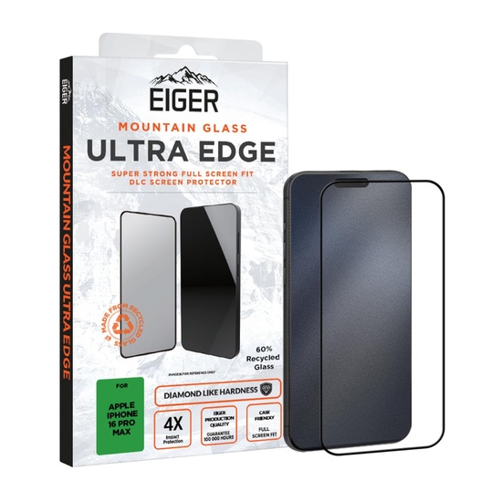 Eiger Folie Sticla Mountain Glass Ultra GRS iPhone 16 Pro Max Clear