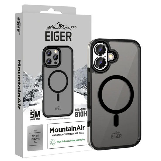 Eiger Husa Pro MountainAir MagSafe iPhone 16 Negru