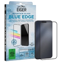 Eiger Folie Sticla Anti-Blue Light Mountain Blue Edge iPhone 16 / 15 / 14 Pro