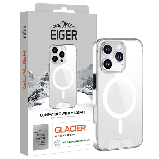 Eiger Husa Glacier Magsafe Case iPhone 16 Pro Clear