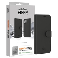 Eiger Husa North Folio Case iPhone 16 Plus Negru