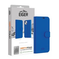 Eiger Husa North Folio Case iPhone 16 Plus Albastru