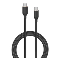 Devia Cablu Jelly Series Type-C la Type-C PD, 60W, 3A, 1,2m, Negru