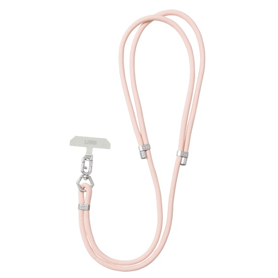 UAG Snur de umar universal Slim pentru telefon Civilian, Rose Quartz, lungime reglabila, pana la 160 cm