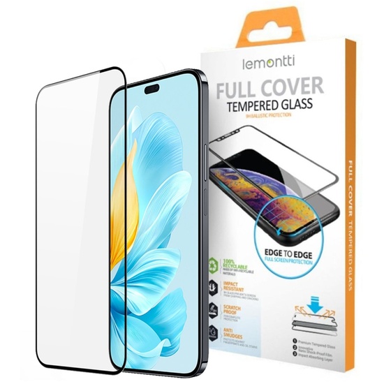 Lemontti Folie Sticla Full Fit Honor 200 Lite 5G Negru