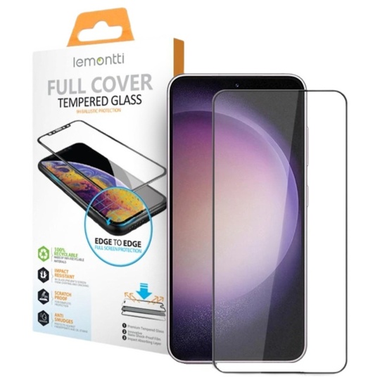 Lemontti Folie Sticla Full Fit Samsung Galaxy S23 FE Negru