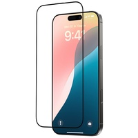 Devia Folie Sticla Star Series Full Screen Entire View iPhone 16 Negru