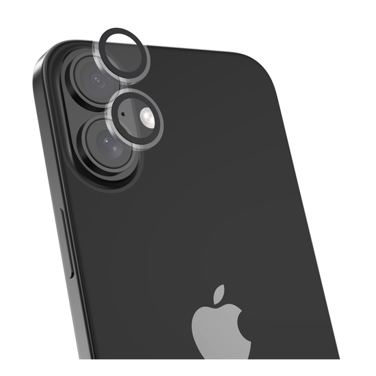 Devia Folie Sticla Camera Peak Series Crystal iPhone 16 / 16 Plus pachet de 2 buc Transparent