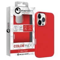 Lemontti Husa Biodegradabila Multiple Color Wheat MagSafe iPhone 16 Pro Rosu