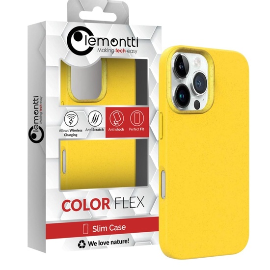 Lemontti Husa Multiple Color Wheat MagSafe iPhone 16 Pro Max Galben