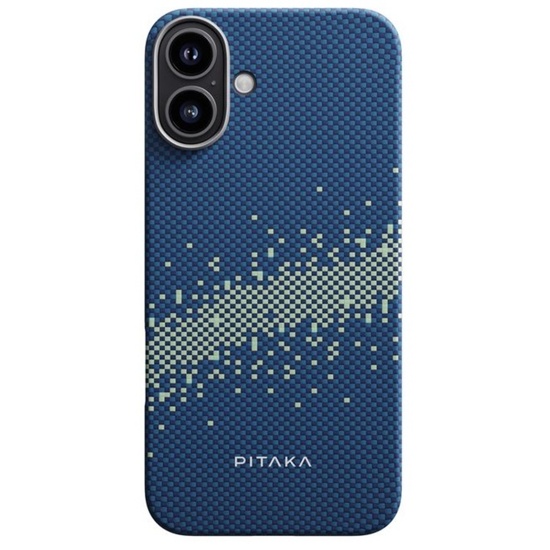 Pitaka Husa Tactile Woven Aramida Magsafe iPhone 16 StarPeak Milky Way Galaxy