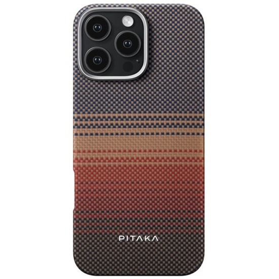 Pitaka Husa Tactile Woven Aramida Magsafe iPhone 16 Pro Max Sunset