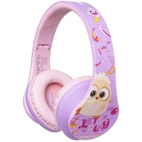 PowerLocus Casti pentru copii, Wireless, P2 Angry Birds Pink
