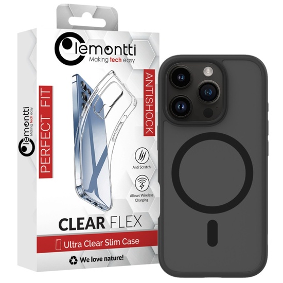 Lemontti Husa Hybrid MagSafe iPhone 16 Pro Max Negru