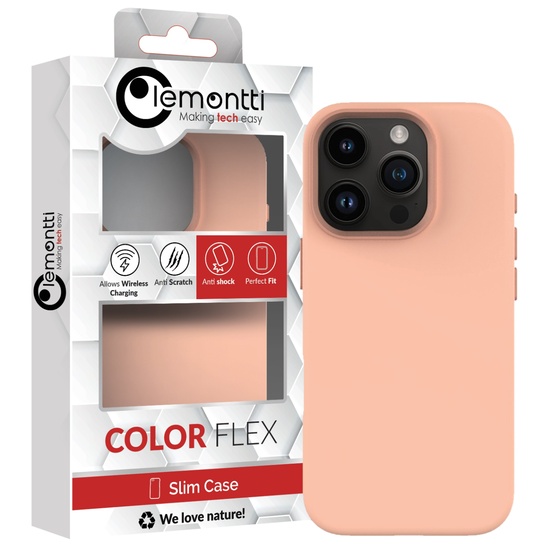 Lemontti Husa Silicon MagSafe iPhone 16 Pro Max Portocaliu